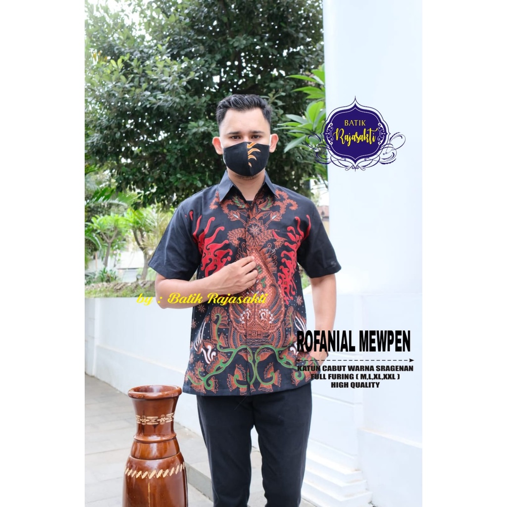 ROFANIAL MEWAH RAJASAKTI BATIKSOLOAMANAH KEMEJA BAJU BATIK PRIA SOLO LENGAN PENDEK PANJANG LAPIS FURING ATASAN BATIK PREMIUM MODERN KATUN HALUS BAHUWIRYA BANAMITRA BANAMITRA PUTIH BANGSAWAN BAYU PUTRA BERLIAN BIRU BHARATAYUDA BIMASENA BIRENDRA BIRU INDAH
