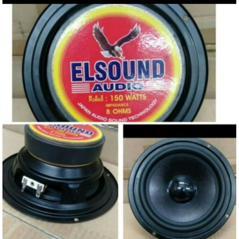 TERMURAH SPEAKER KOMPONEN ELSOUND 6 INCH MAGNET BESAR