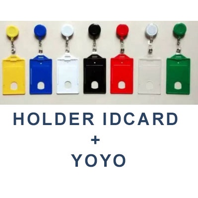 

Holder id card / Frame id card Plastik biasa dan Yoyo