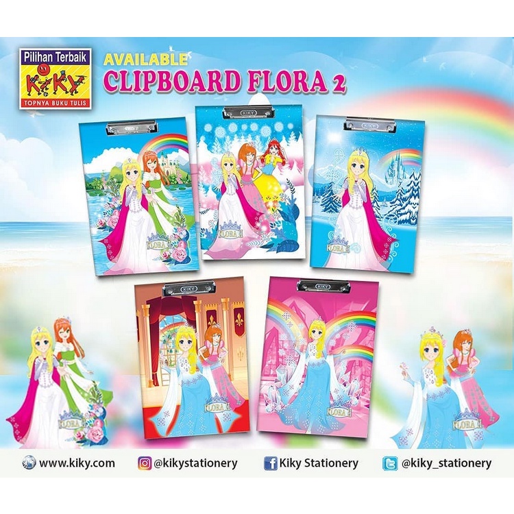 

Papan Jalan / Clipboard Kiky Flora -