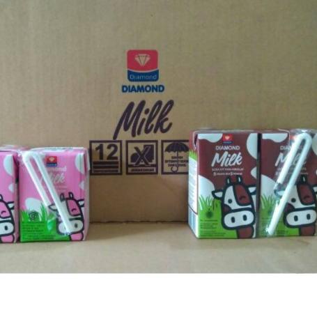 

FG5⋆ DIAMOND Susu UHT 125ml (Chocolate/Full Cream/Strawberry) 1 Karton Recommended