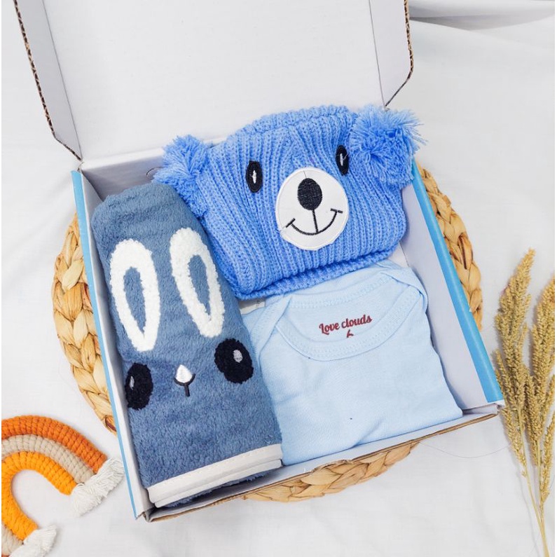 Hampers Bayi / Kado Bayi / hampers bayi perempuan / hampers bayi laki laki / Hampers Baby-Comely Blue
