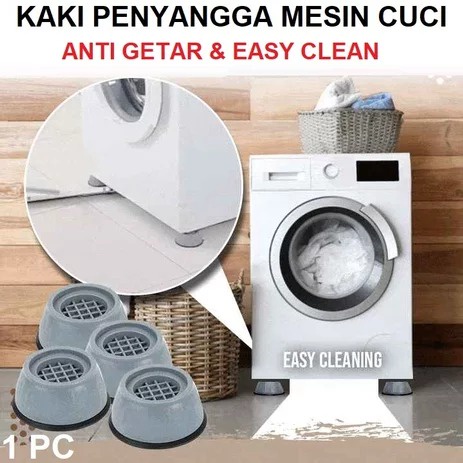 kaki mesin cuci alas laundry washing machine anti getar goyang penyangga kulkas lemari es pad shock 