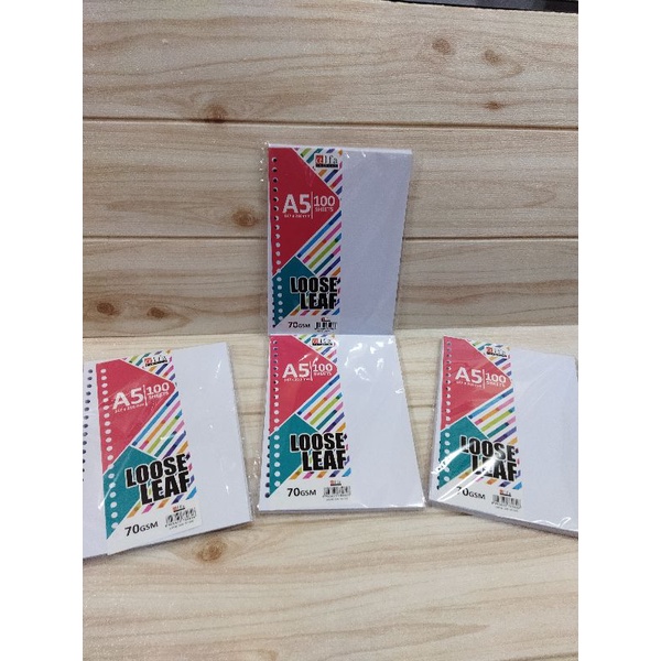 

Isi binder Loose Leaf A5 Polos isi 100