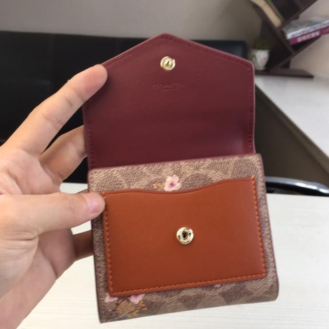 Ready Stock Original Coach 67246 Dompet Lipat Wanita Tas Wanita