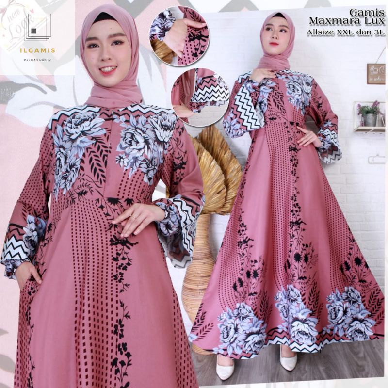 gamis maxmara lux premium gamis jumbo gamis terlaris