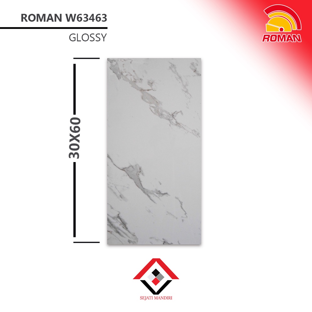 keramik 30x60 - motif marmer - roman w63463