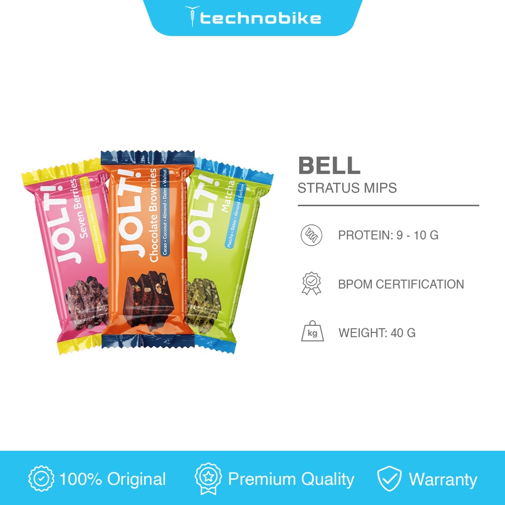 

JOLT Protein Energy Bar 40Gr - Cemilan Bernutrisi 10gram protein/serve BPOM Made in Korea