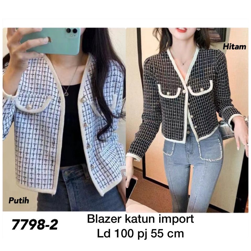 BLAZER WANITA KATUN IMPORT 7798-2 _MV