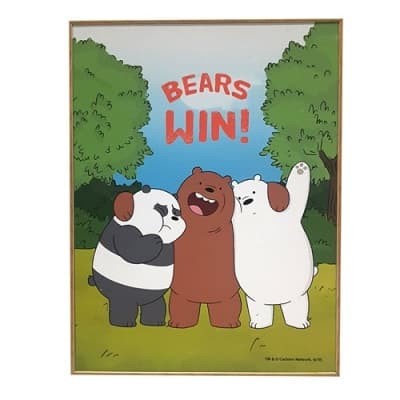 

We Bare Bears Wall Décor Canvas 30x40cm (Win)