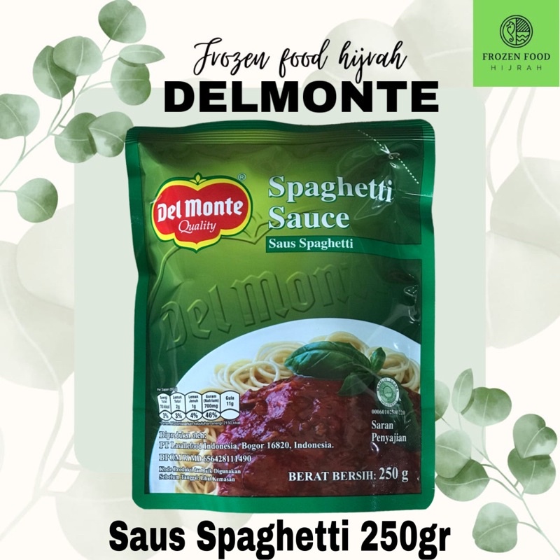 

DELMONTE SAUS SPAGHETTI 250GR