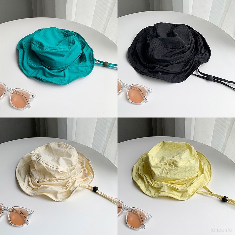 Topi Sun Visor Wanita Bahan Tipis Breathable Untuk Wajah Kecil