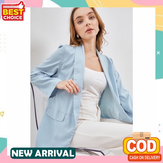 Blazer Korean Style Monokrom Hitam Putih Houndstooth // Atasan Outer Blazer Import Bangkok Bkk Blaze