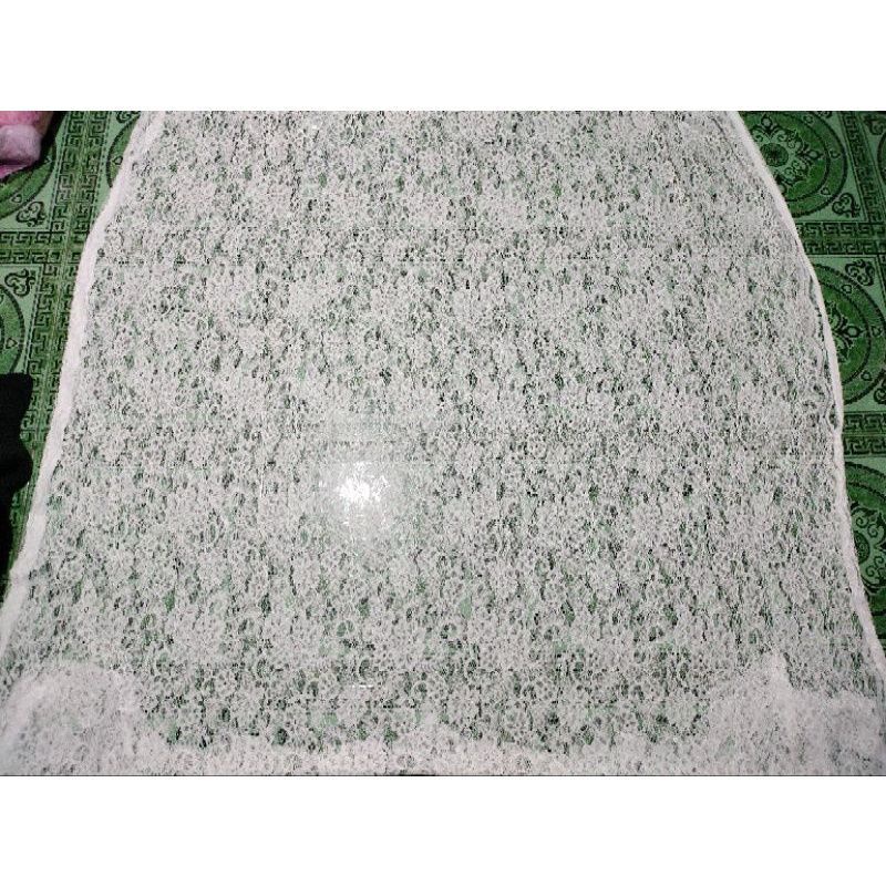 kain brukat lace corddnelly bahan premium ukuran 100cm × 15cm cantik dan terlaris