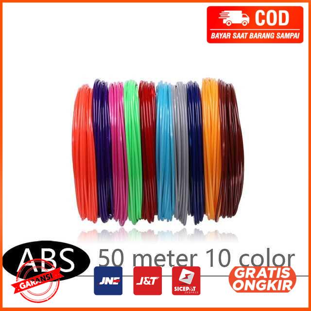 Pen 3D Filaments ABS PLA 1.75mm 10 Colors 5 Meter AV 200