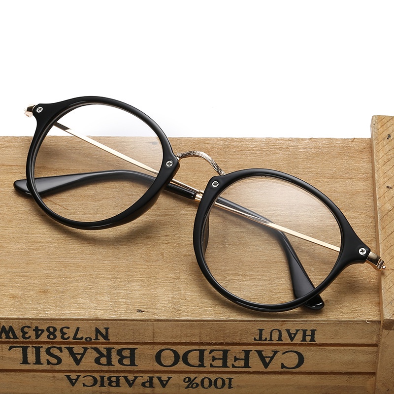 【Bayar di Tempat】MINUS 0° Classical Mata Kucing Kacamata Wanita Cat Eye Eyeglasses