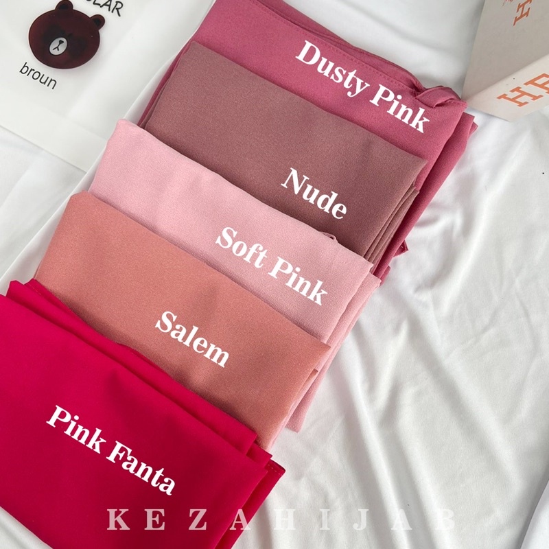 Keza - Hijab Segitiga Instan Tanpa Pentul /Hijab Instan 1 Layer Diamond Premium