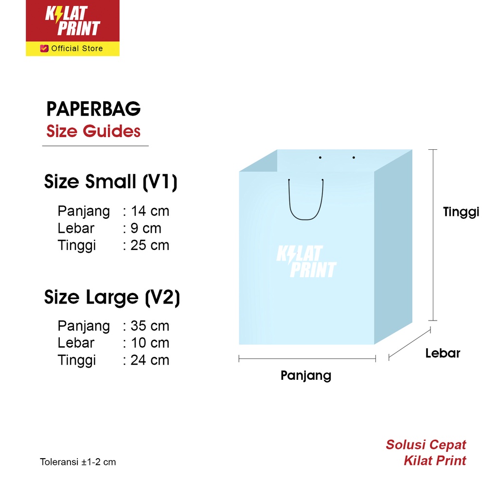 PAPERBAG CUSTOM Foto Sendiri Spesial Bahan Tebal