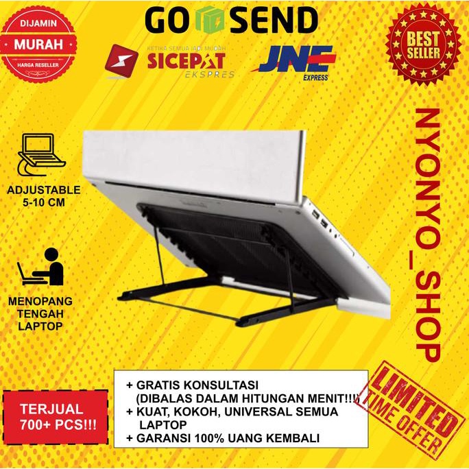 

EastVita Portable Meja Alas Laptop Notebook Stand Adjustable Angle