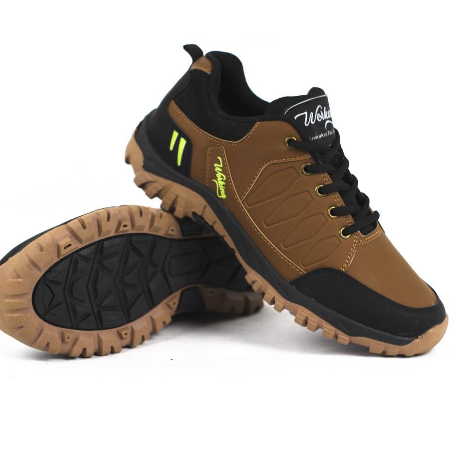 Modern.. Sepatu Hiking Gunung Pria Dewasa Import Adventure Touring Offroad Outdoor Shoes Tracker T-0