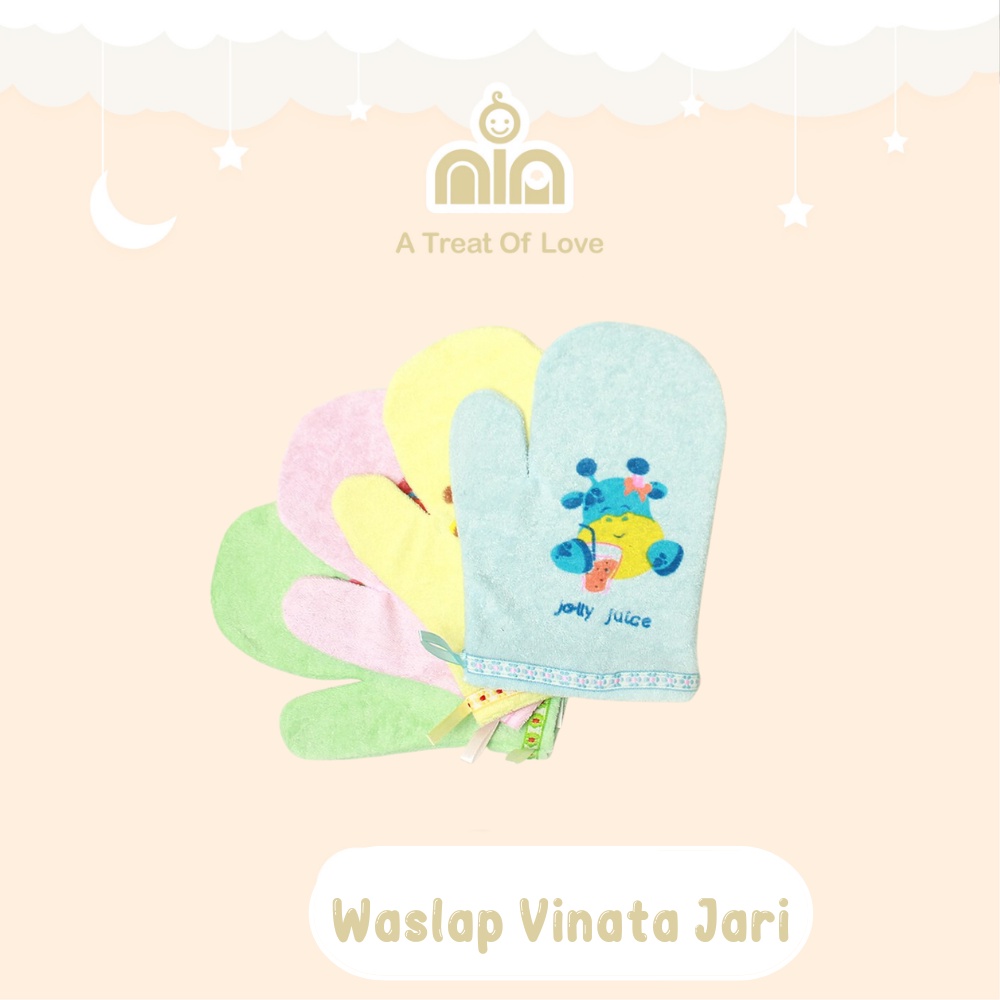 Waslap Mandi Bayi Newborn Lembut Tebal Model Jari