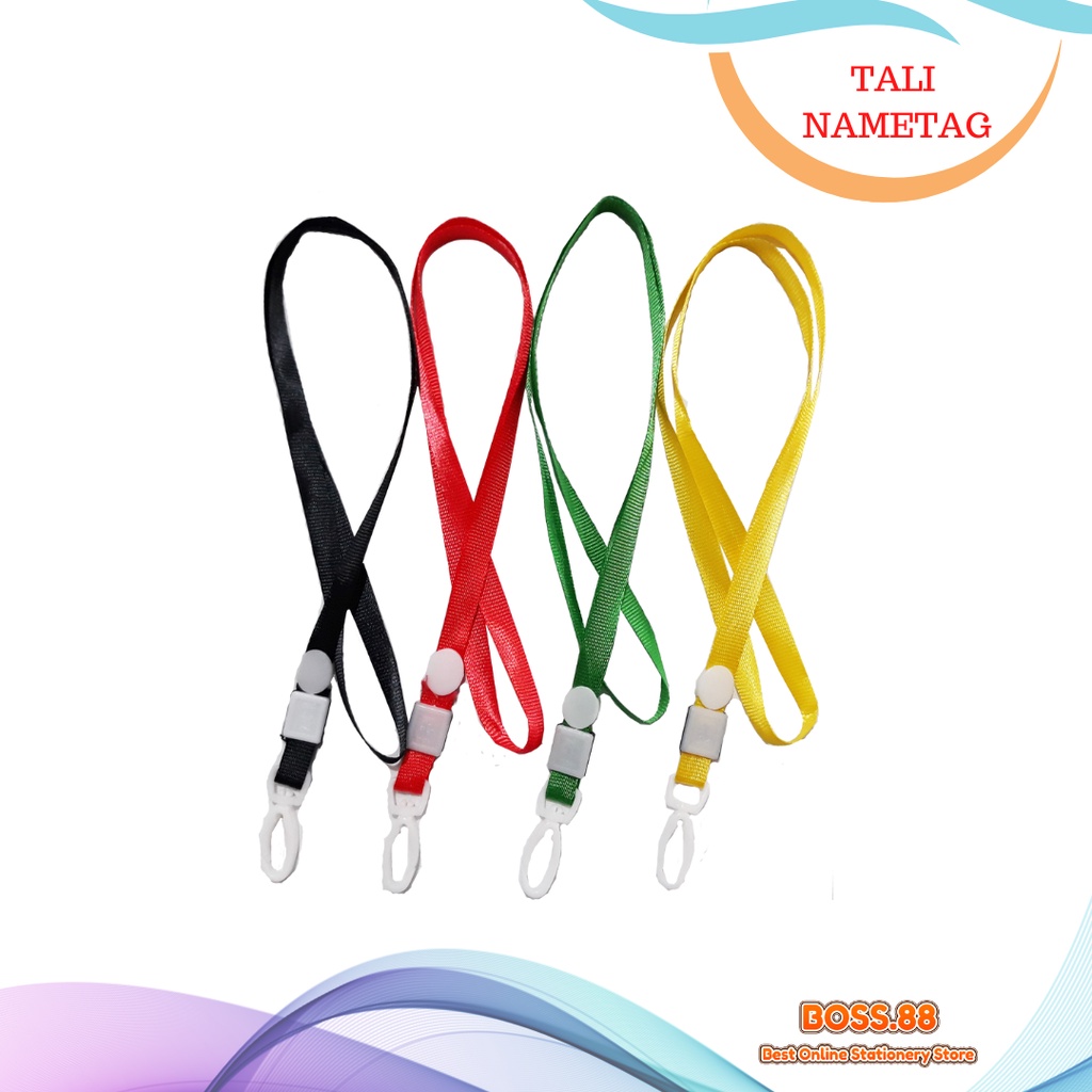

LANYARD / TALI ID CARD PLASTIK KECIL (6 PCS)