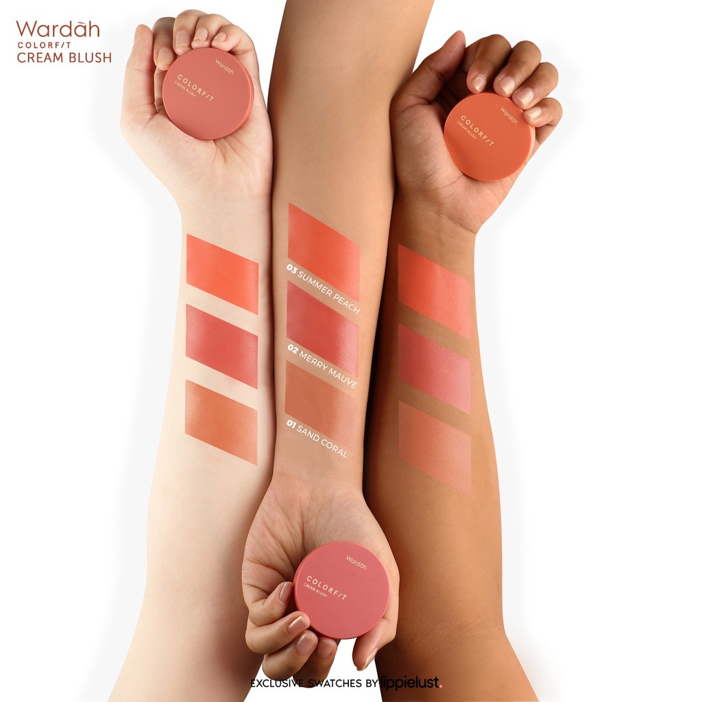 Wardah Colorfit Cream Blush / Blush On Creamy Powdery