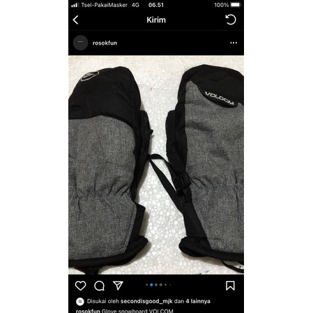 glove snowboard volcom