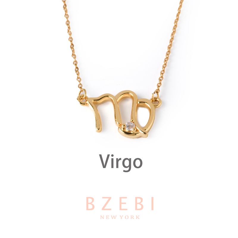 Kalung Liontin Berlian Bahan Titanium Steel 18k Gold 1098n Anti Karat Untuk Wanita