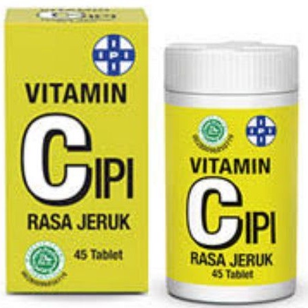 VITAMIN C IPI BOTOL (Isi 45 Tablet) Tablet Hisap Jeruk