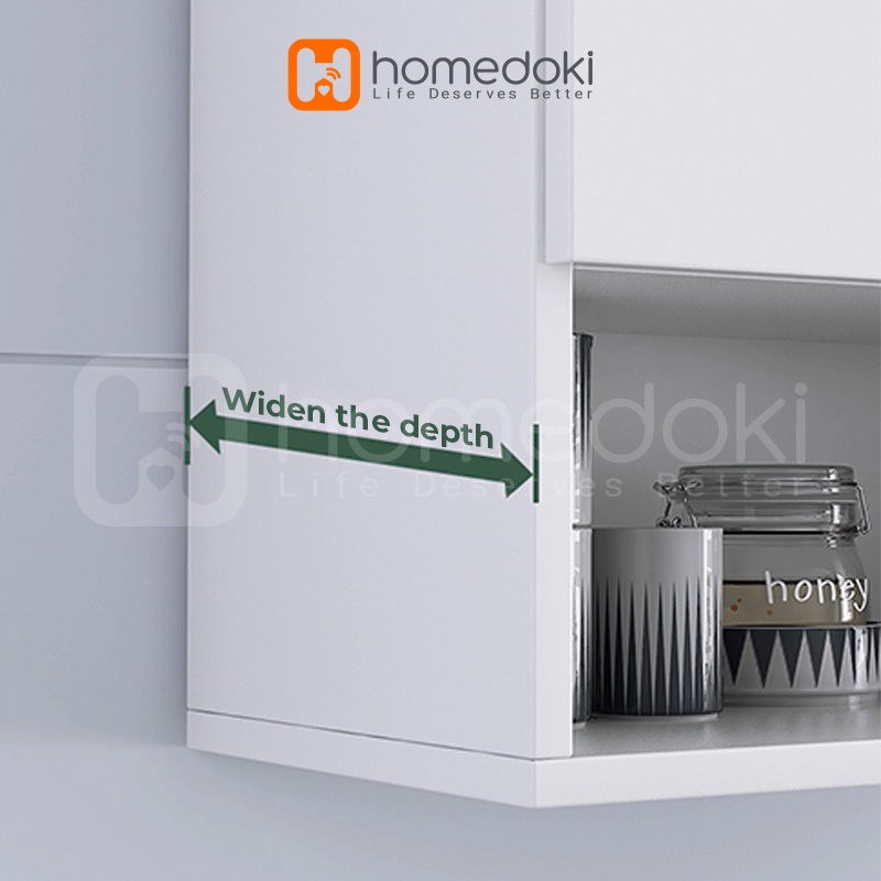 Rak Atas Dapur/ Rak Dinding Dapur / Lemari Dinding Dapur /  Kitchen Set 2 Pintu Minimalis / Lemari Kabinet Dapur
