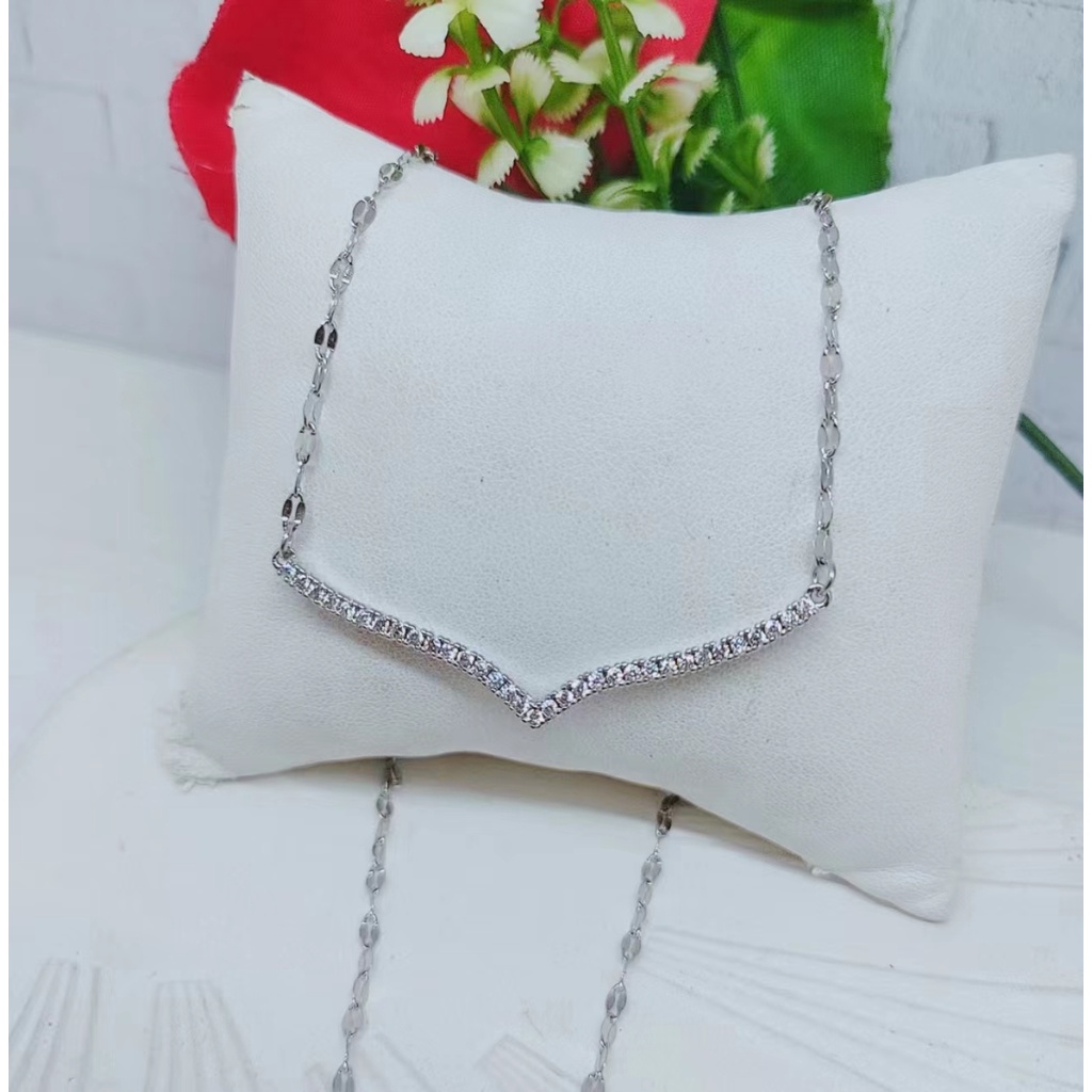 Kalung Titanium Mata Full Perhiasan Fashion W022