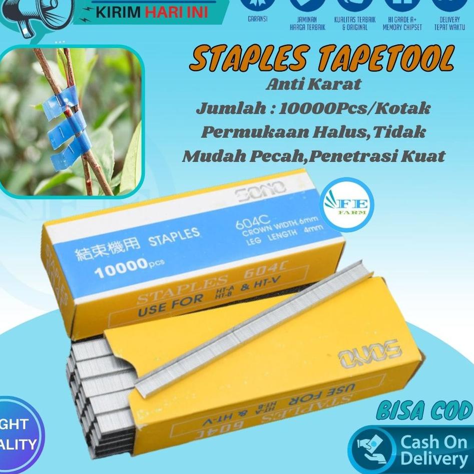 

ZRNP Tapetool Refill Staples Isi Ulang Tapetool FEFARM ㊥ 10