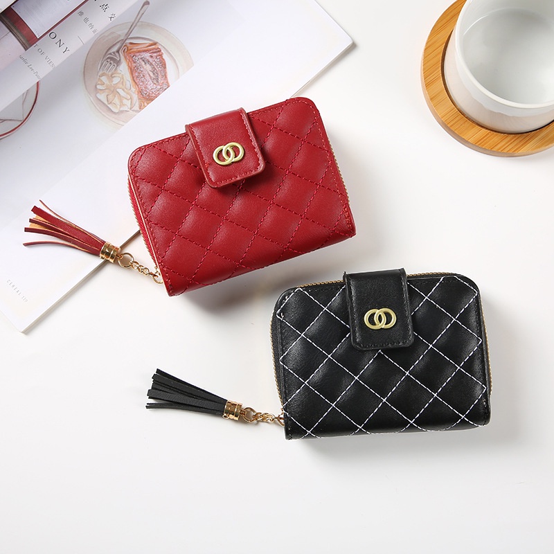 AND / COD / Dompet Lipat Wanita Dompet Cewek Fashion Korean Style Import Dompet Lipat Anak Perempuan Murah Terkini D65