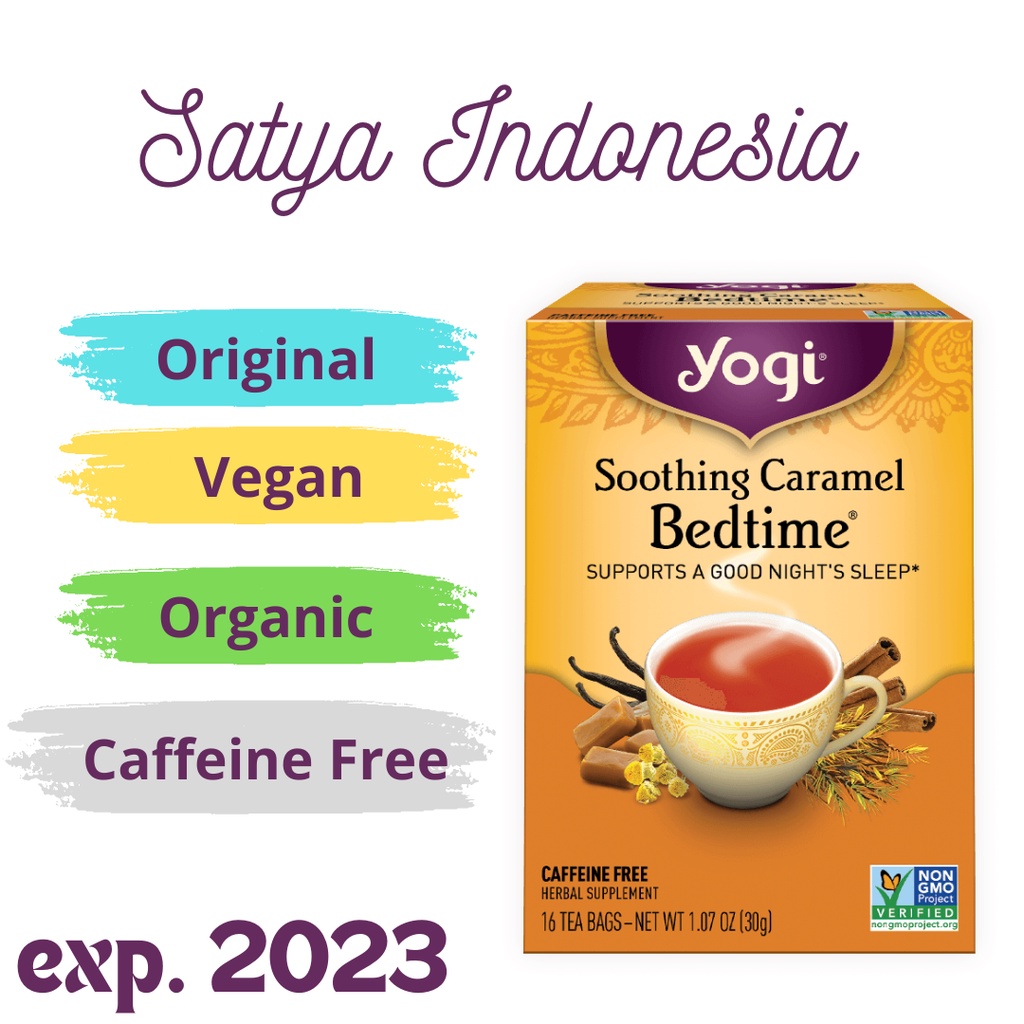 

Soothing caramel bedtime | 16 tea bags | Yogi Tea |