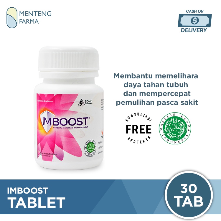 Imboost 30 Tablet - Vitamin Penambah Sistem Imun