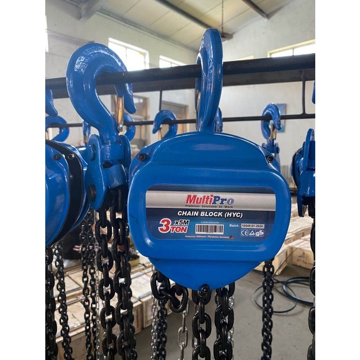 Chain Block Multipro Chain Block Takel Chain Hoist 3 Ton X 5 Meter