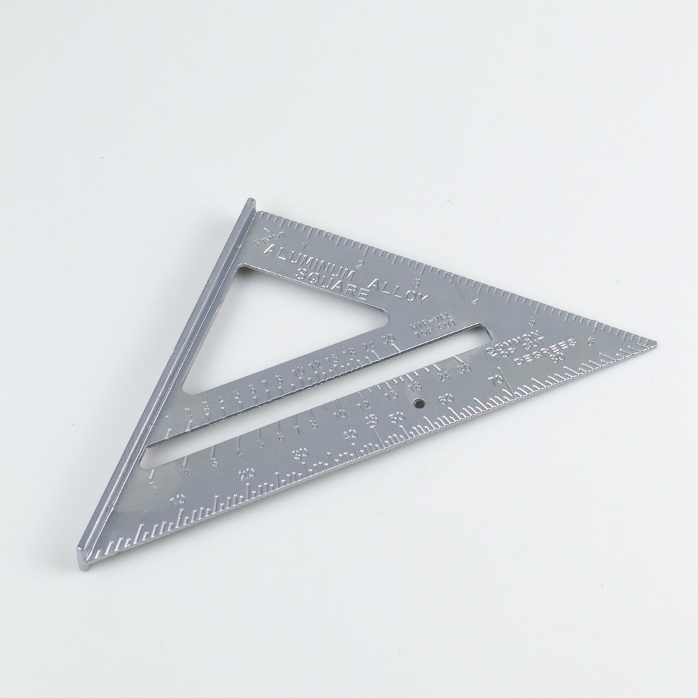 Penggaris Siku Mistar Triangle Ruler Aluminium - VK18