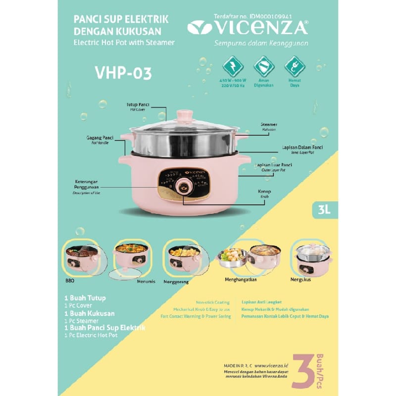 PANCI SUP VICENZA ELEKTRIK VHP-03 NEW PRODUK!!