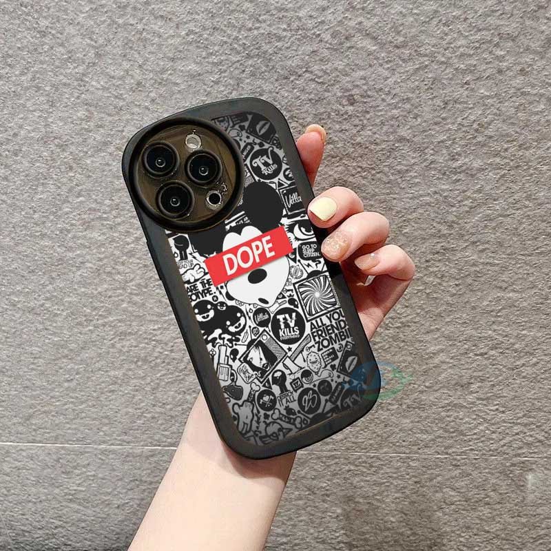 Casing TPU Redmi Note 11S 11 Pro 10c 10A 9C 9T 9A 10 5G 10S 9S 8 8 Pro 7 Poco M3 X3 Pro NFC Motif Mickey Mouse