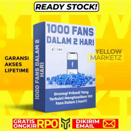 FACEBOOK FanPage 1000 Fans Dalam 2 Hari - Belajar Teknik Optimasi Fans