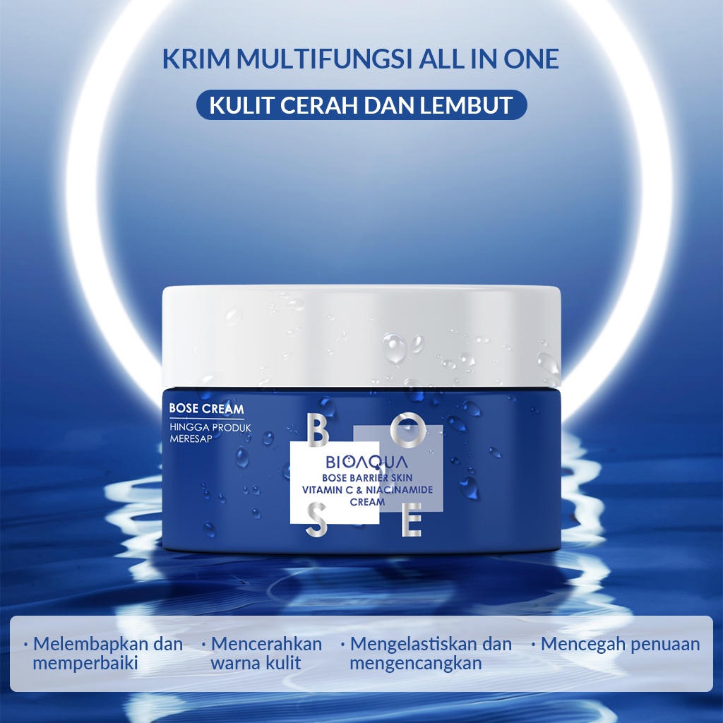 ✨ AKU MURAH ✨ BIOAQUA Bose Barrier Skin Vitamin C &amp; Niacinamide Cream 50g ORIGINAL