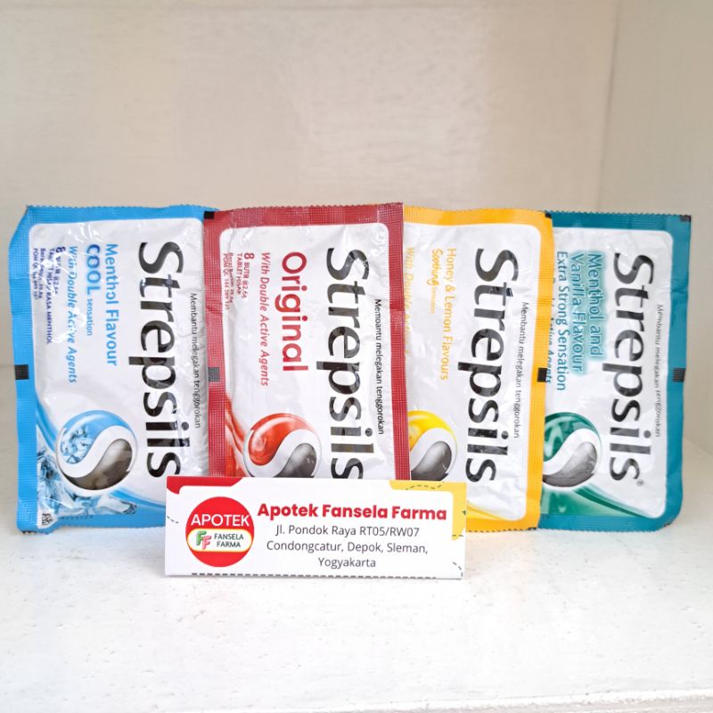 

permen strepsils Strepsil membantu melegakan tenggorokan, 1 sachet