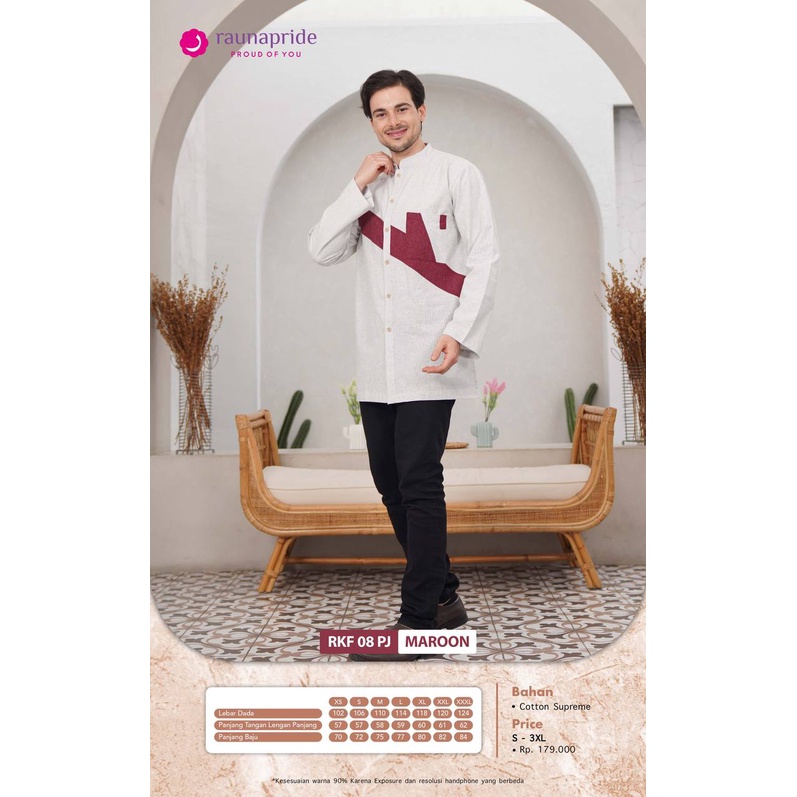 Rauna Sarimbit Keluarga Lebaran / SR - 08 Maroon / Fashion Muslim