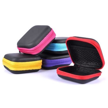 LS Dompet Persegi Tempat Headset Koin Kunci TRAVEL POUCH ORGANIZER