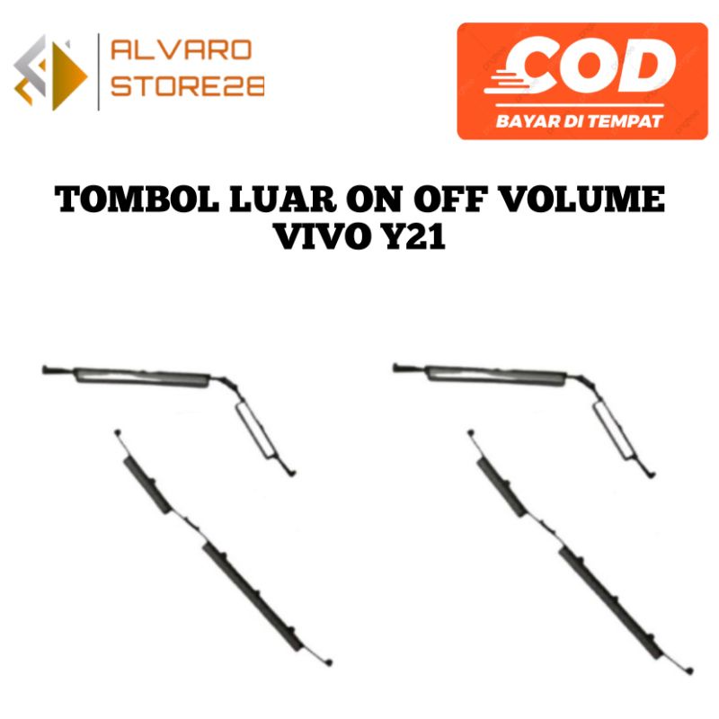 Tombol luar ON OFF VOLUME VIVO Y21 ORIGINAL