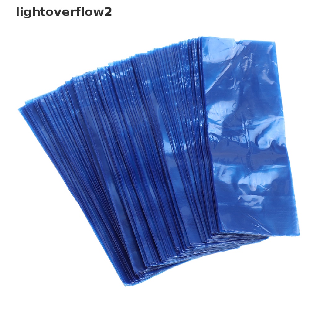 (lightoverflow2) 200pcs Kantong Filter Mesin Tato Sekali Pakai Bahan Plastik