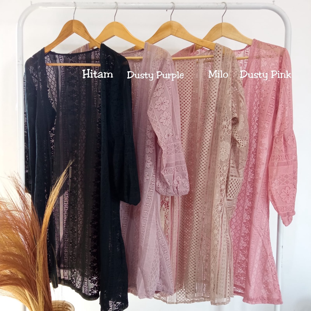 OUTER BROKAT KERUT// KARDIGAN BRUKAT // ATASAN BRUKAT KERUT // KARDIGAN OVERSIZE