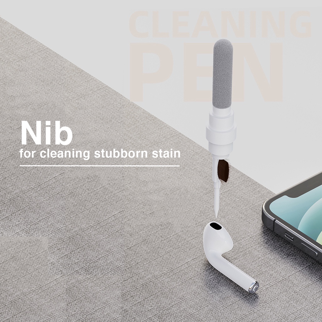 Thinkplus Lenovo Pen Pembersih Cleaning Brush Earphone HP TWS Airpods Lensa/Cocok untuk headphone/ponsel.