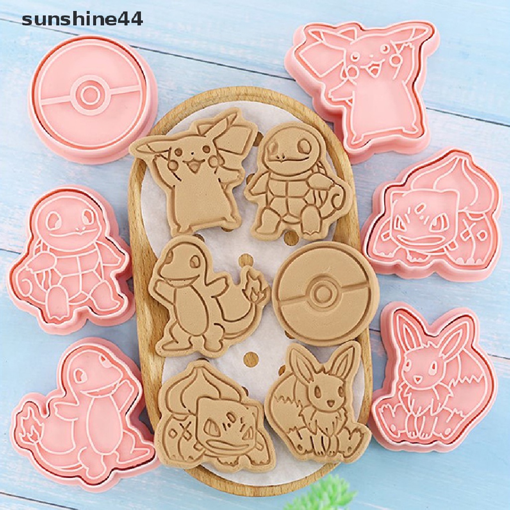 Sunshine Set Cetakan Kue / Biskuit Elektrik Bentuk Tikus 3D Bahan Plastik